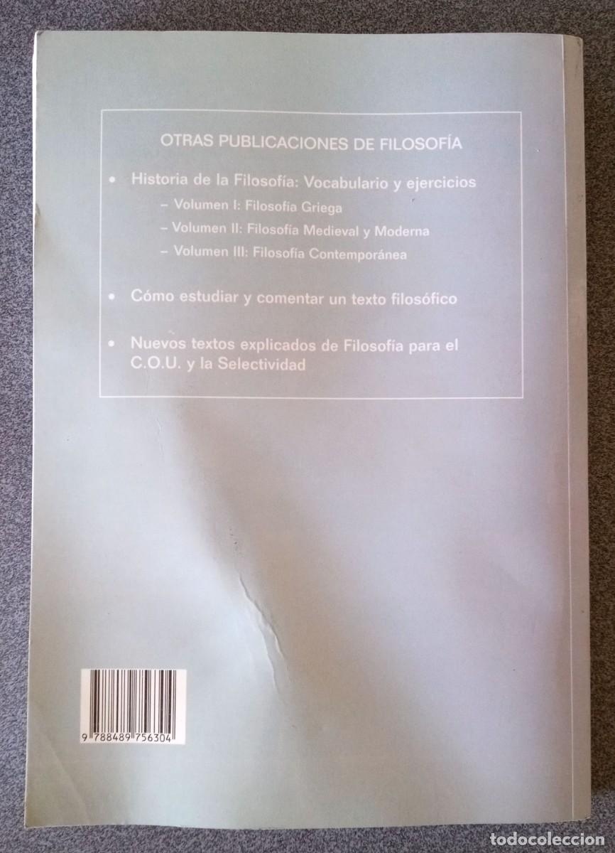 Libros de segunda mano: Historia De La Filosof&iacute;a 2&ordm; Bachillerato - Foto 2