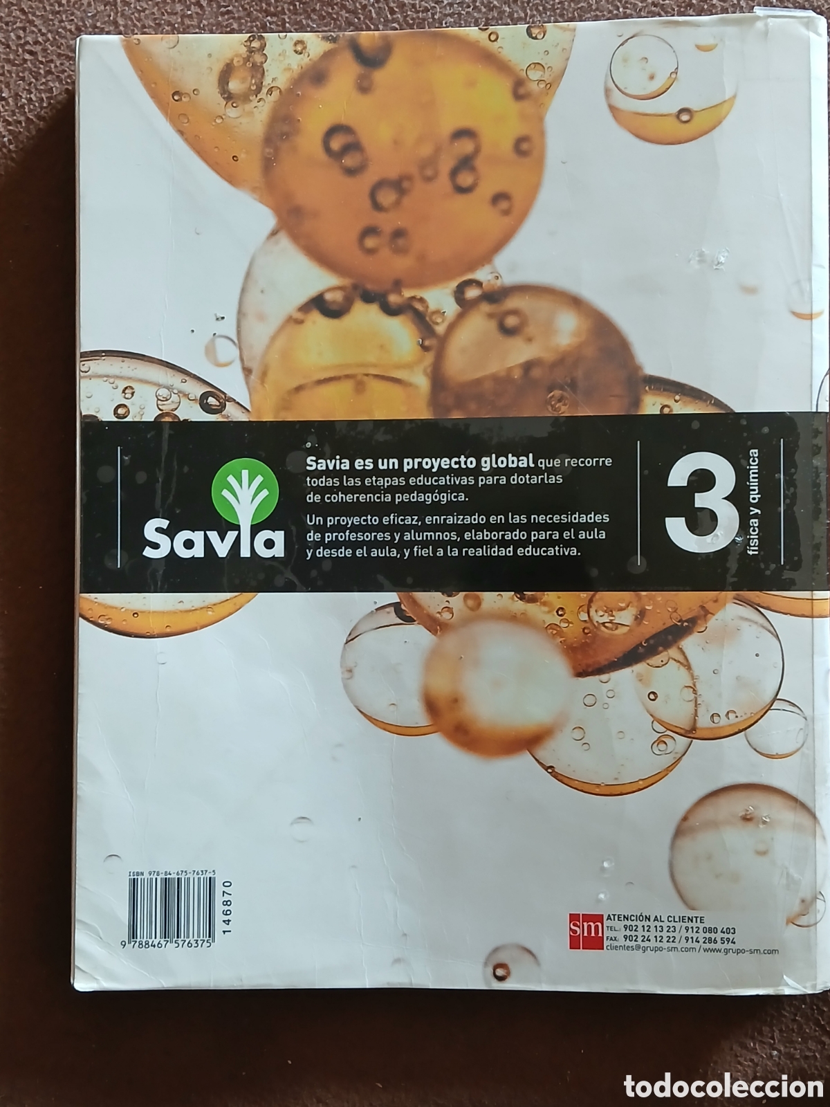 Libros de segunda mano: Libro F&iacute;sica y Qu&iacute;mica. 3&deg;Eso. - Foto 2