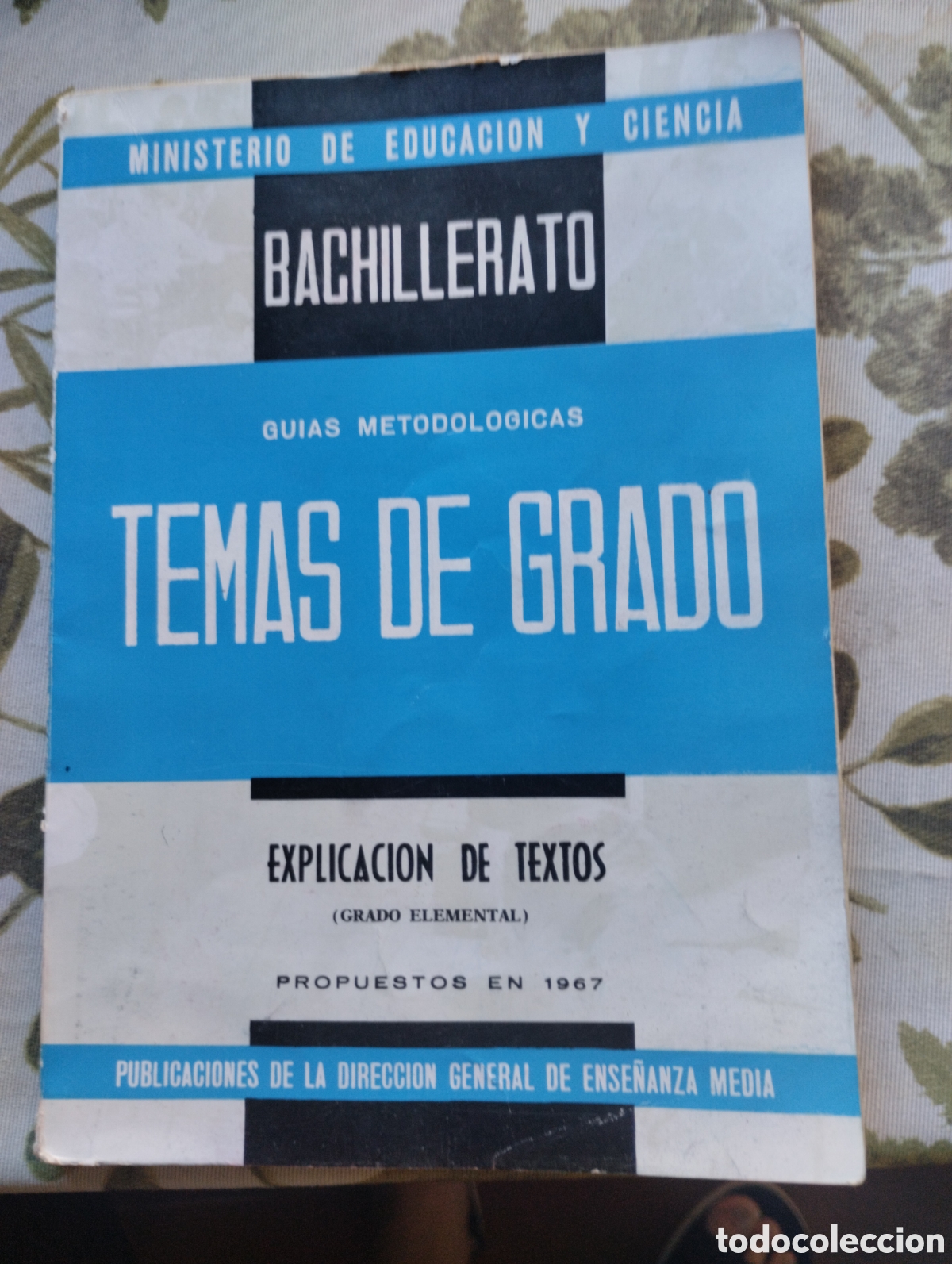 Livros em segunda m&atilde;o: TEMAS DE GRADO, EXPLICACI&Oacute;N DE TEXTOS (GRADO ELEMENTAL).