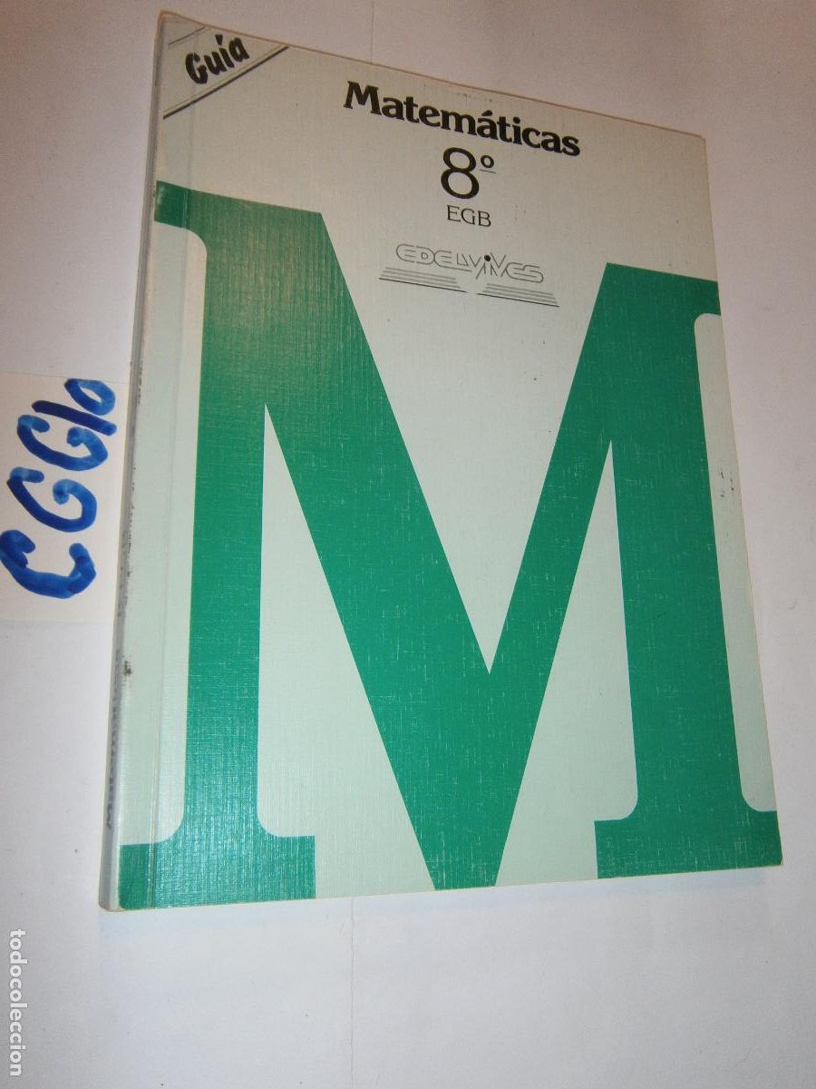 Libros de segunda mano: ANTIGUO LIBRO DE TEXTO - MATEMATICAS 8&ordm; EGB (GUIA) - Foto 1