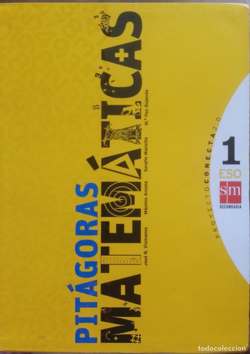 Libros de segunda mano: Libro de texto 1 ESO Matem&aacute;ticas Pit&aacute;goras SMas - Foto 1