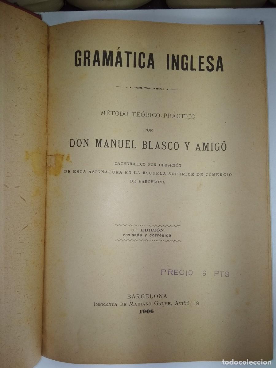 Libros de segunda mano: GRAM&Aacute;TICA INGLESA. M&eacute;todo Te&oacute;rico Pr&aacute;ctico. 6&ordf; Ed. revisada y corregida. - Foto 3