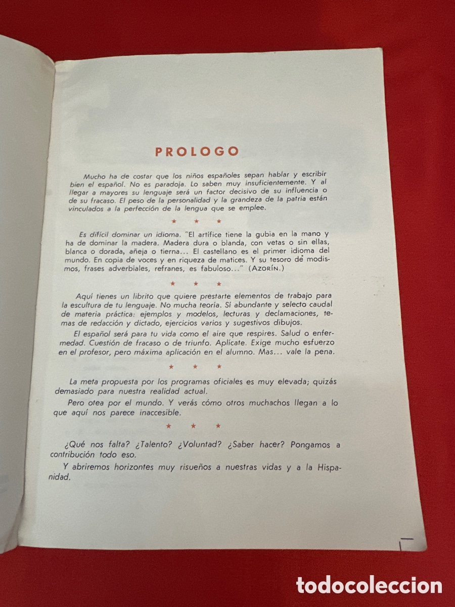 Libros de segunda mano: ESPA&Ntilde;OL 2&deg; BACHILLERATO - EDICIONES SM - A&Ntilde;O 1968 - Foto 5