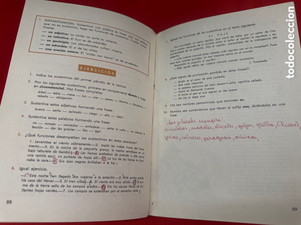 Libros de segunda mano: ESPA&Ntilde;OL 2&deg; BACHILLERATO - EDICIONES SM - A&Ntilde;O 1968 - Foto 9