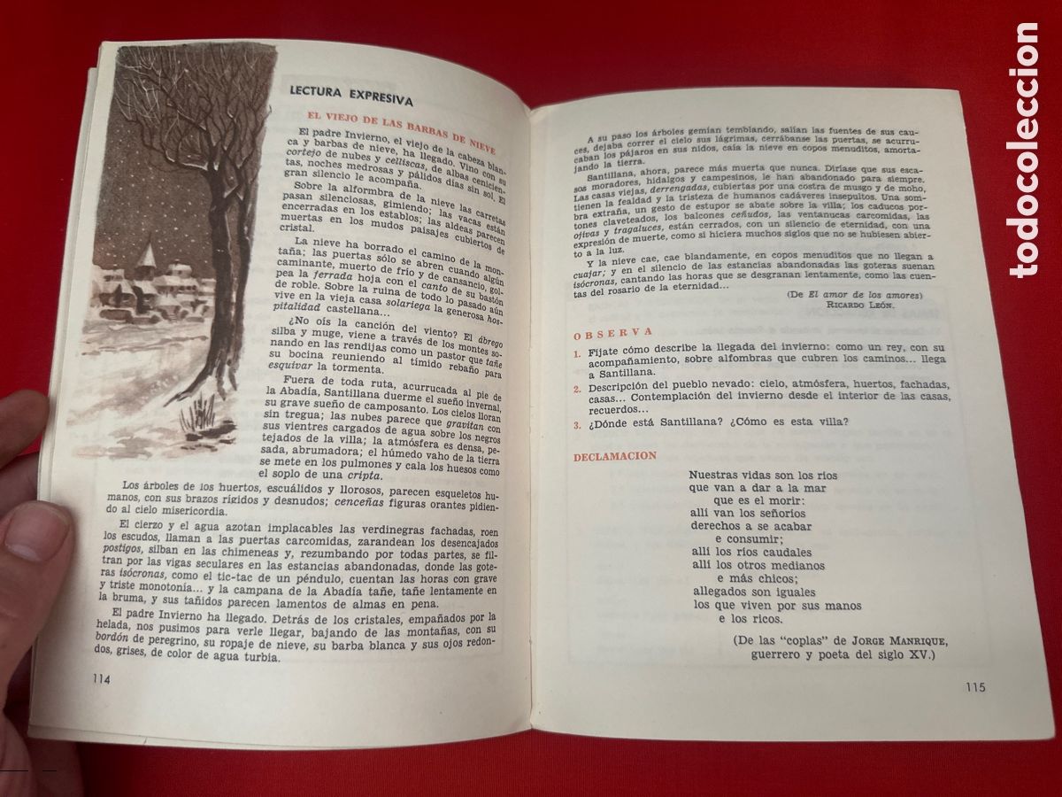 Libros de segunda mano: ESPA&Ntilde;OL 2&deg; BACHILLERATO - EDICIONES SM - A&Ntilde;O 1968 - Foto 10