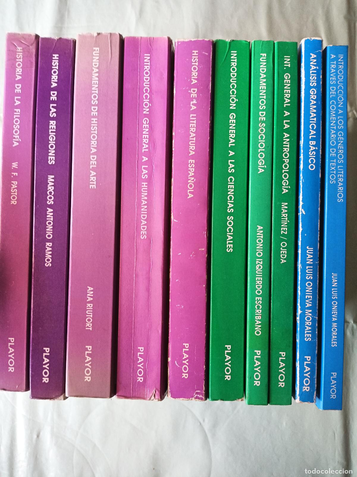 Libros de segunda mano: PLAYOR Colecci&oacute;n de textos de HUMANIDADES. 10 TOMOS - Foto 1