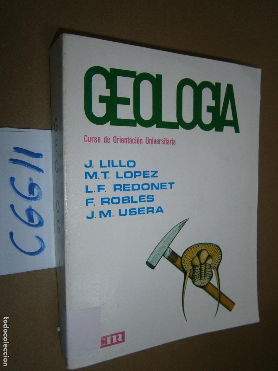 Libros de segunda mano: ANTIGUO LIBRO DE TEXTO - GEOLOGIA COU - Foto 1