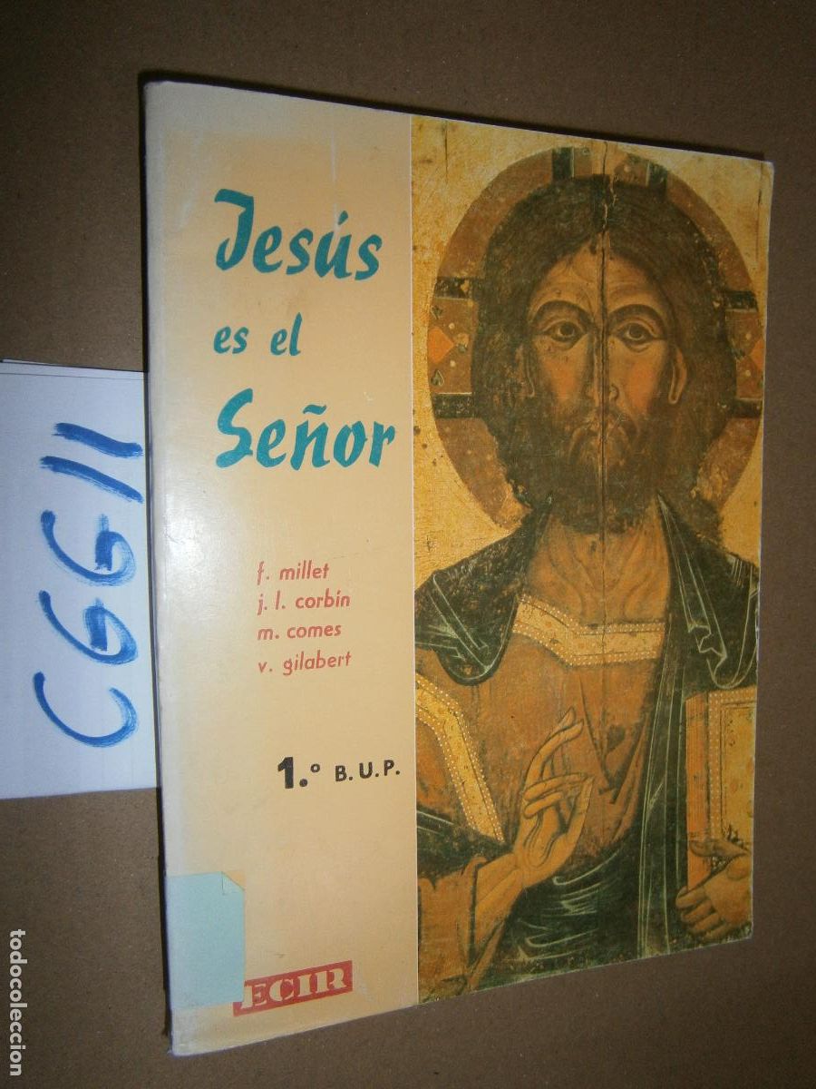 Libros de segunda mano: ANTIGUO LIBRO DE TEXTO - JESUS ES EL SE&Ntilde;OR 1&ordm; BUP - Foto 1
