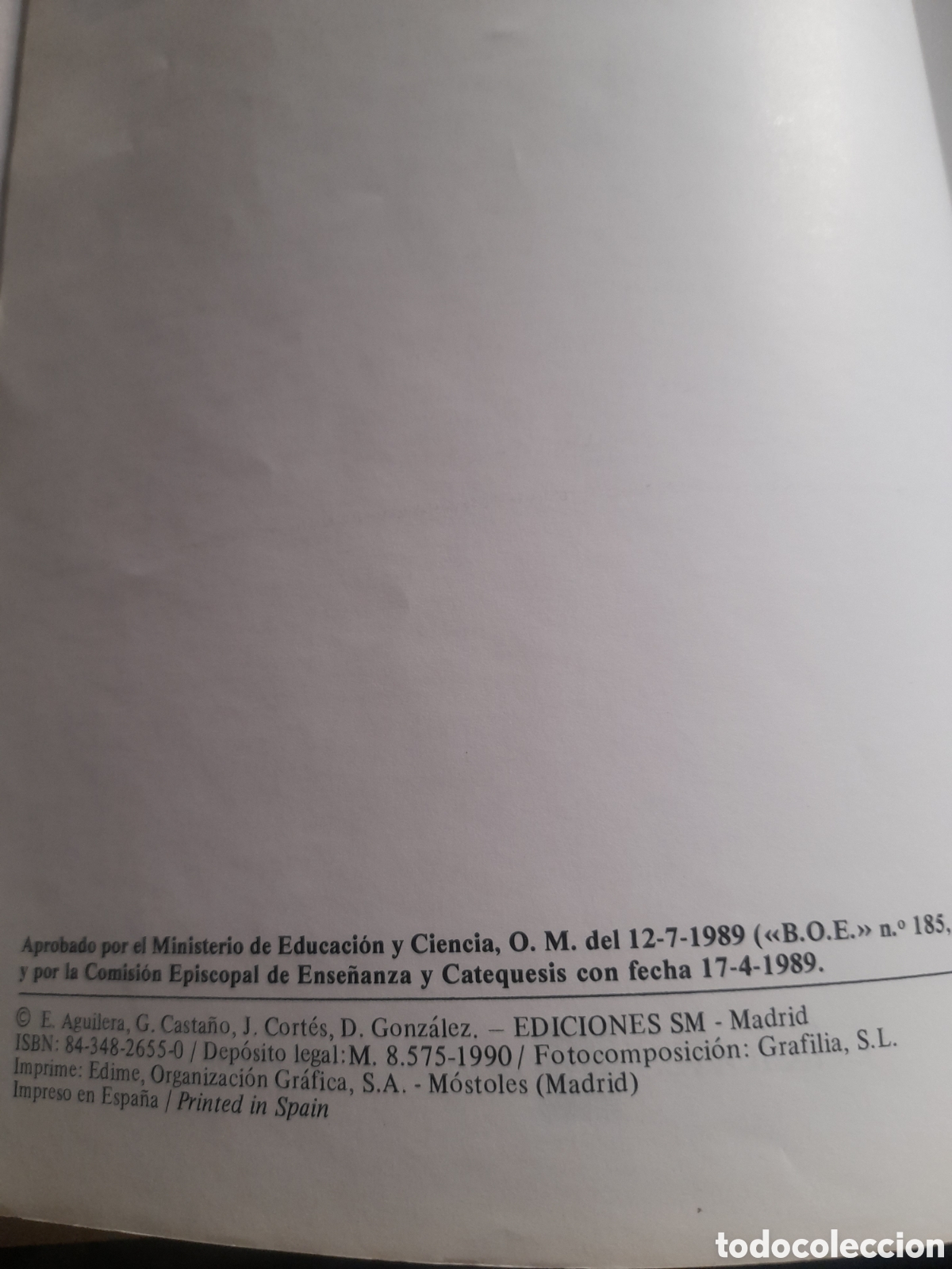 Libros de segunda mano: Jes&uacute;s, el Se&ntilde;or, BUP 1 de SM De 1989 - Foto 4