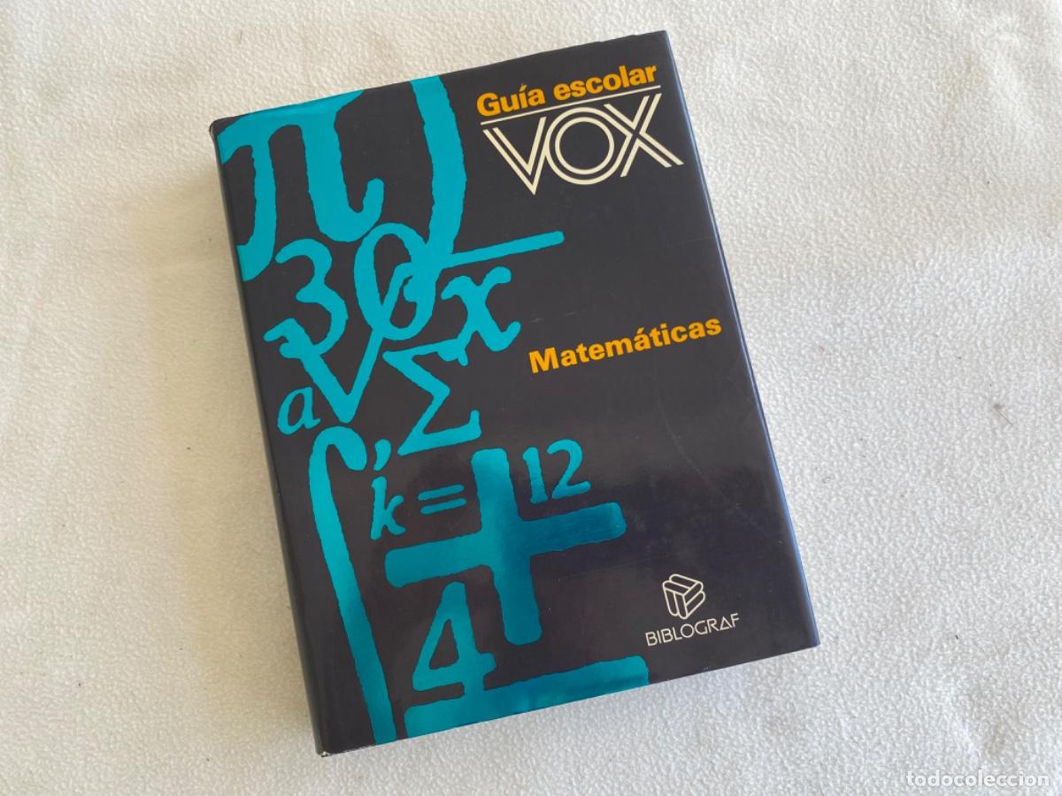 Libros de segunda mano: GU&Iacute;A ESCOLAR VOX - MATEM&Aacute;TICAS - Foto 1