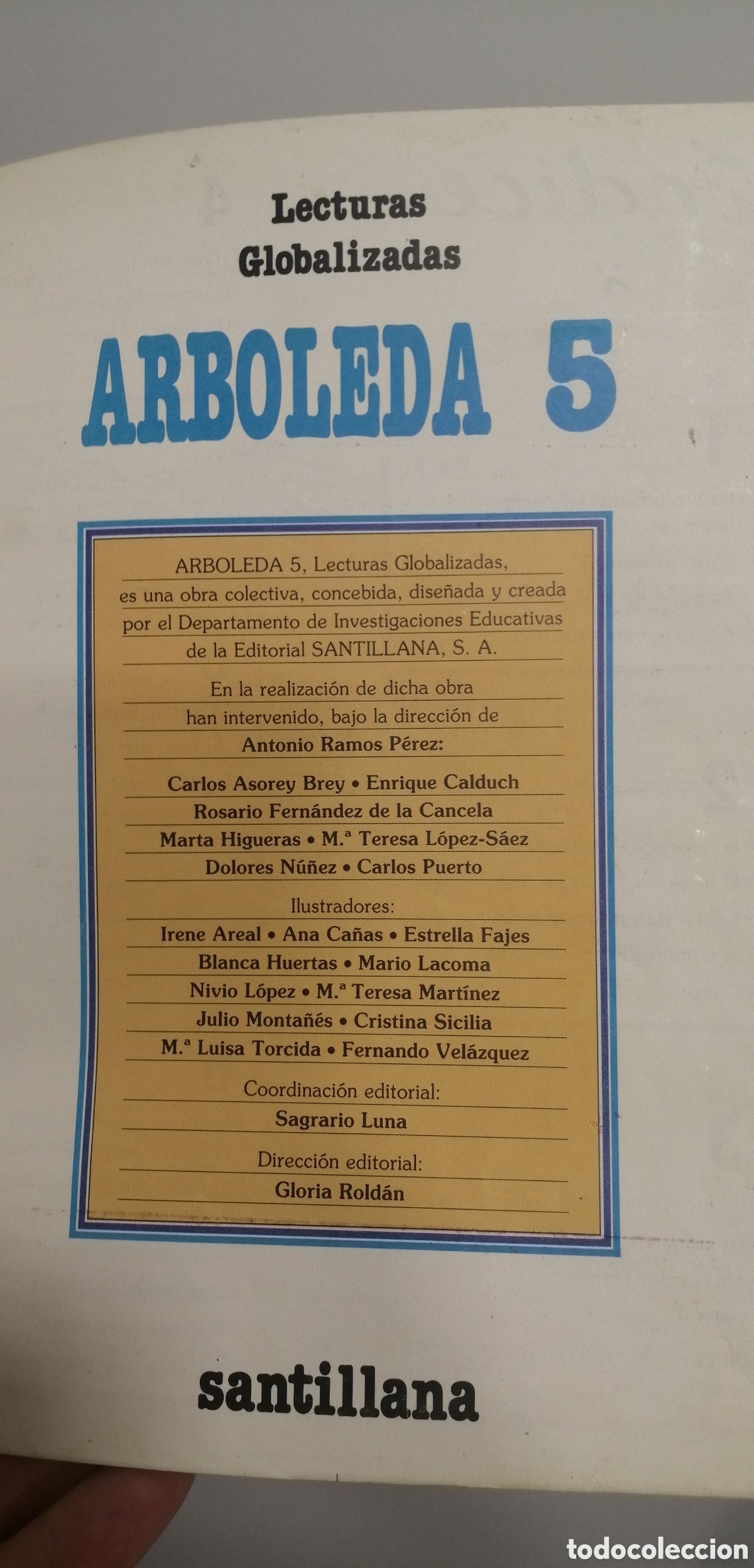 Libros de segunda mano: Arboleda 5 EGB Santillana Lecturas - Foto 5