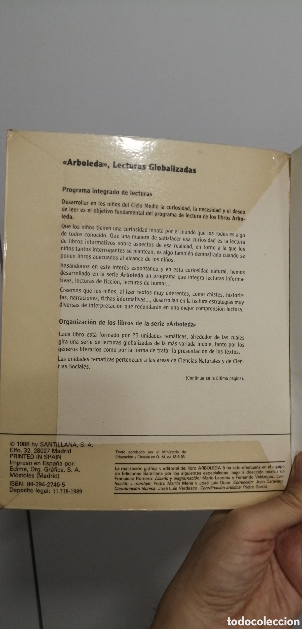 Libros de segunda mano: Arboleda 5 EGB Santillana Lecturas - Foto 6