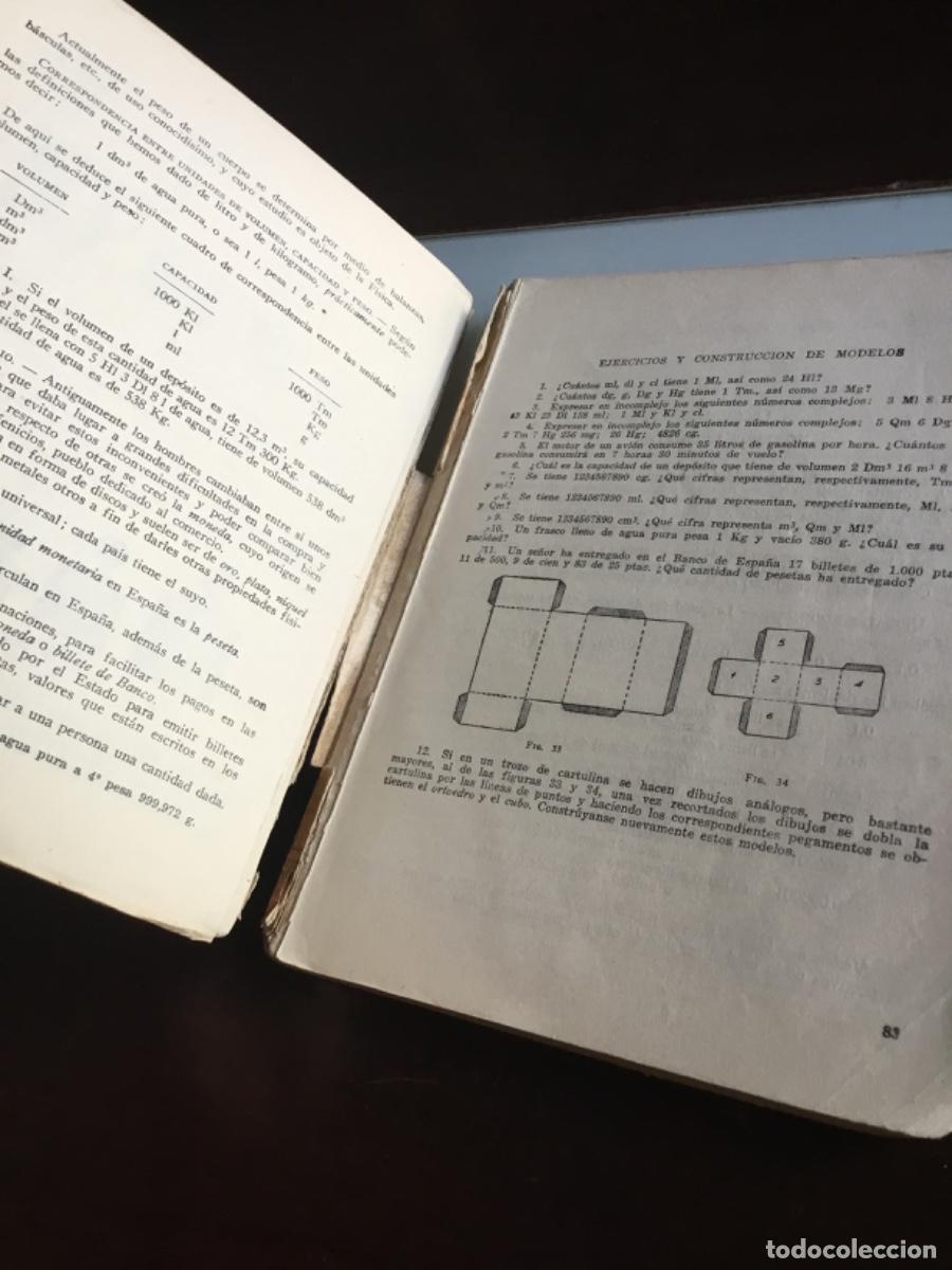 Libros de segunda mano: Libro matem&aacute;ticas, plan de bachillerato de 1957 primer curso - Foto 2
