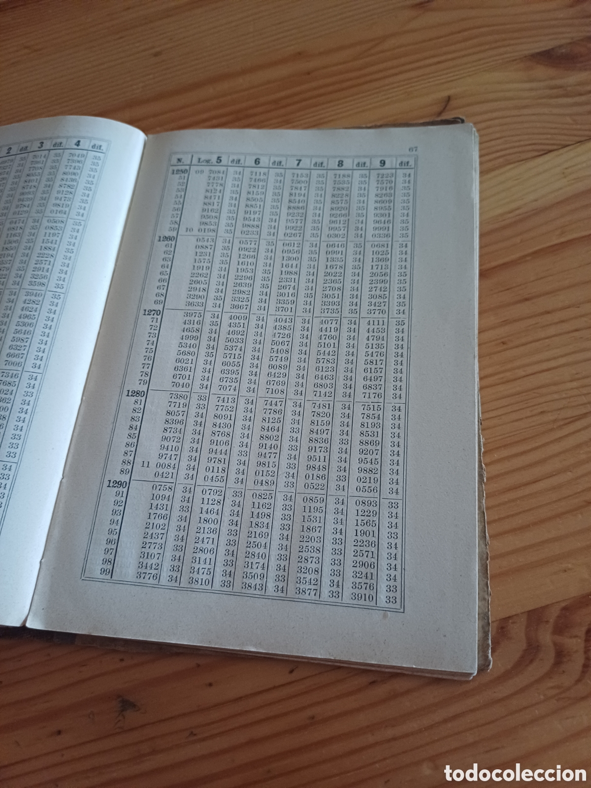 Libros de segunda mano: Tablas de logaritmos Bru&ntilde;o Libro de texto escolar - Foto 3
