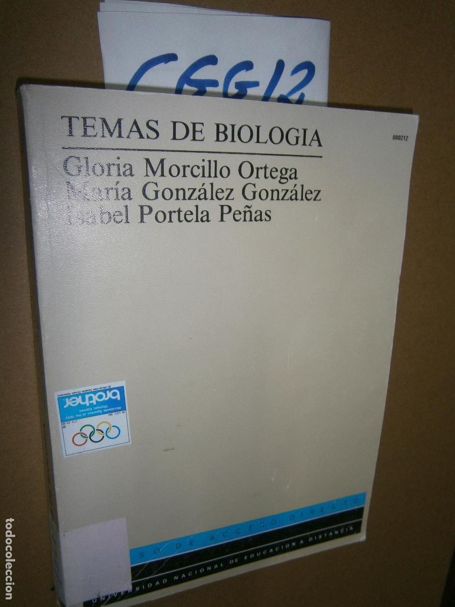 Libros de segunda mano: ANTIGUO LIBRO DE TEXTO - TEMAS DE BIOLOGIA - Foto 1