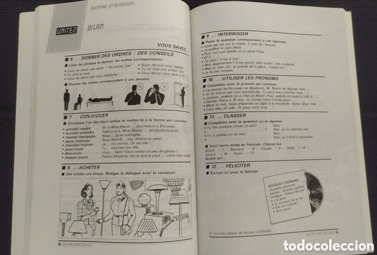 Libros de segunda mano: Le nouveau sans fronti&egrave;res, m&eacute;thode de fran&ccedil;ais l - Foto 3