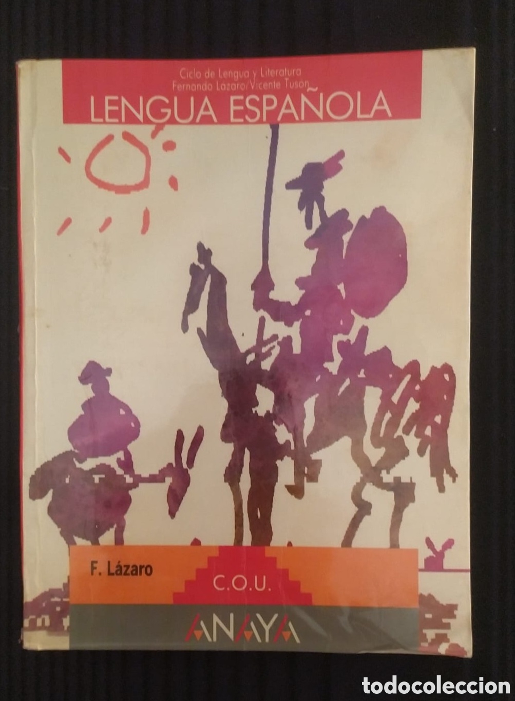 Libros de segunda mano: LENGUA ESPA&Ntilde;OLA C.O.U, 1989 - Foto 1