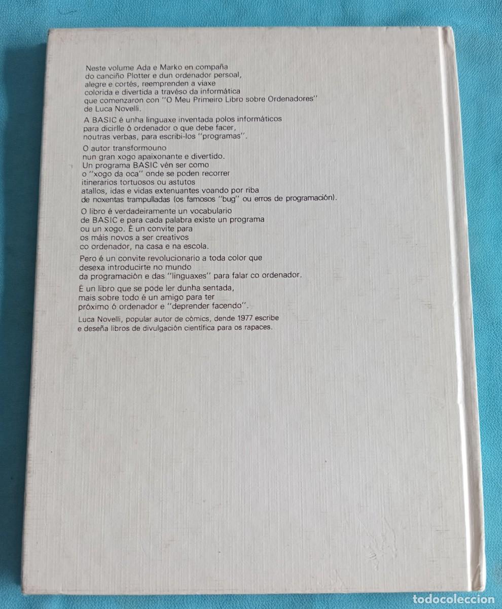 Libros de segunda mano: O MEU PRIMEIRO LIBRO DE BASIC, LUCA NOVELLI - Foto 2