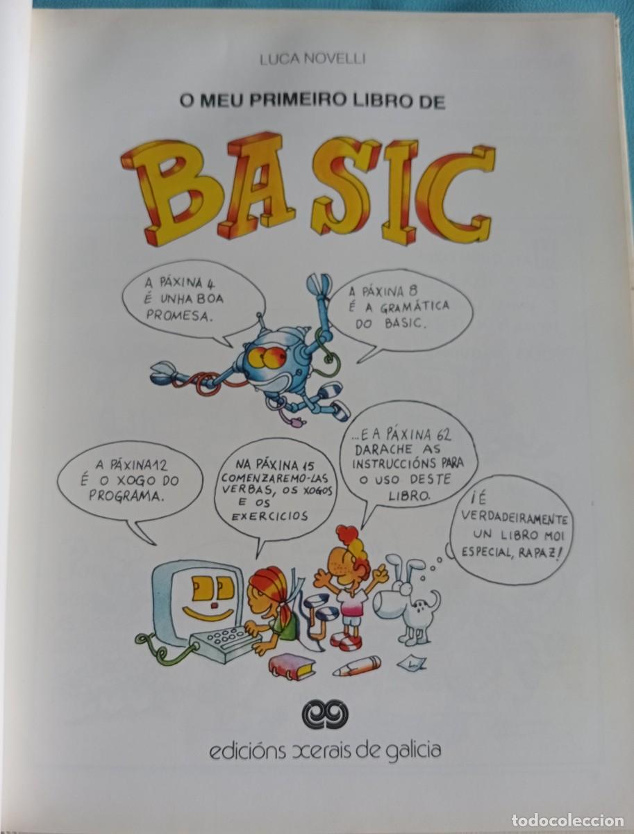 Libros de segunda mano: O MEU PRIMEIRO LIBRO DE BASIC, LUCA NOVELLI - Foto 4