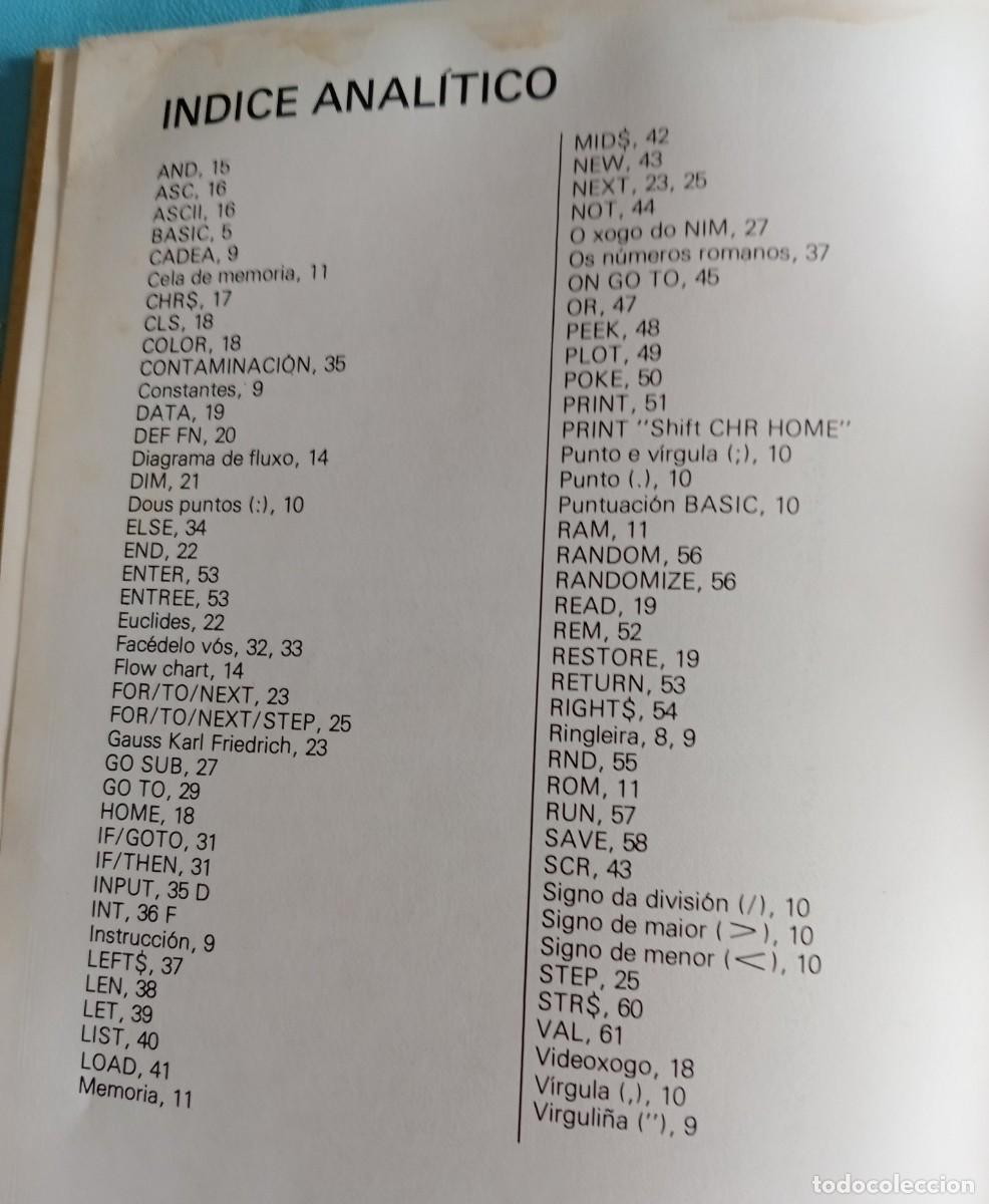 Libros de segunda mano: O MEU PRIMEIRO LIBRO DE BASIC, LUCA NOVELLI - Foto 5