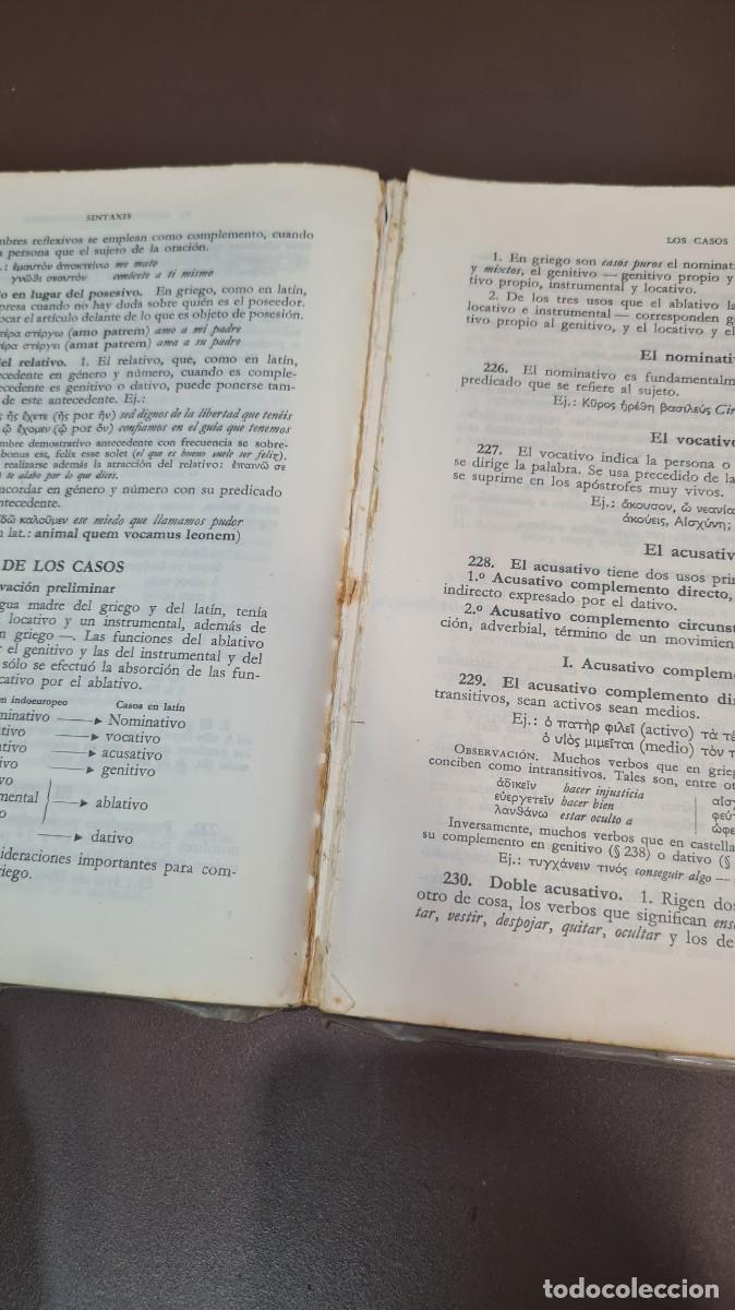 Libros de segunda mano: GRAMATICA GRIEGA ELEMENTAL - JAIME BERENGUER AMEN&Oacute;S 1972 - Foto 3