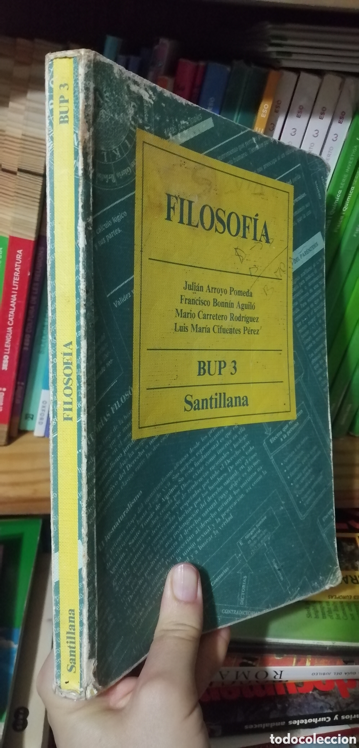 Libros de segunda mano: Filosof&iacute;a BUP 3 Santillana 1992 - Foto 2