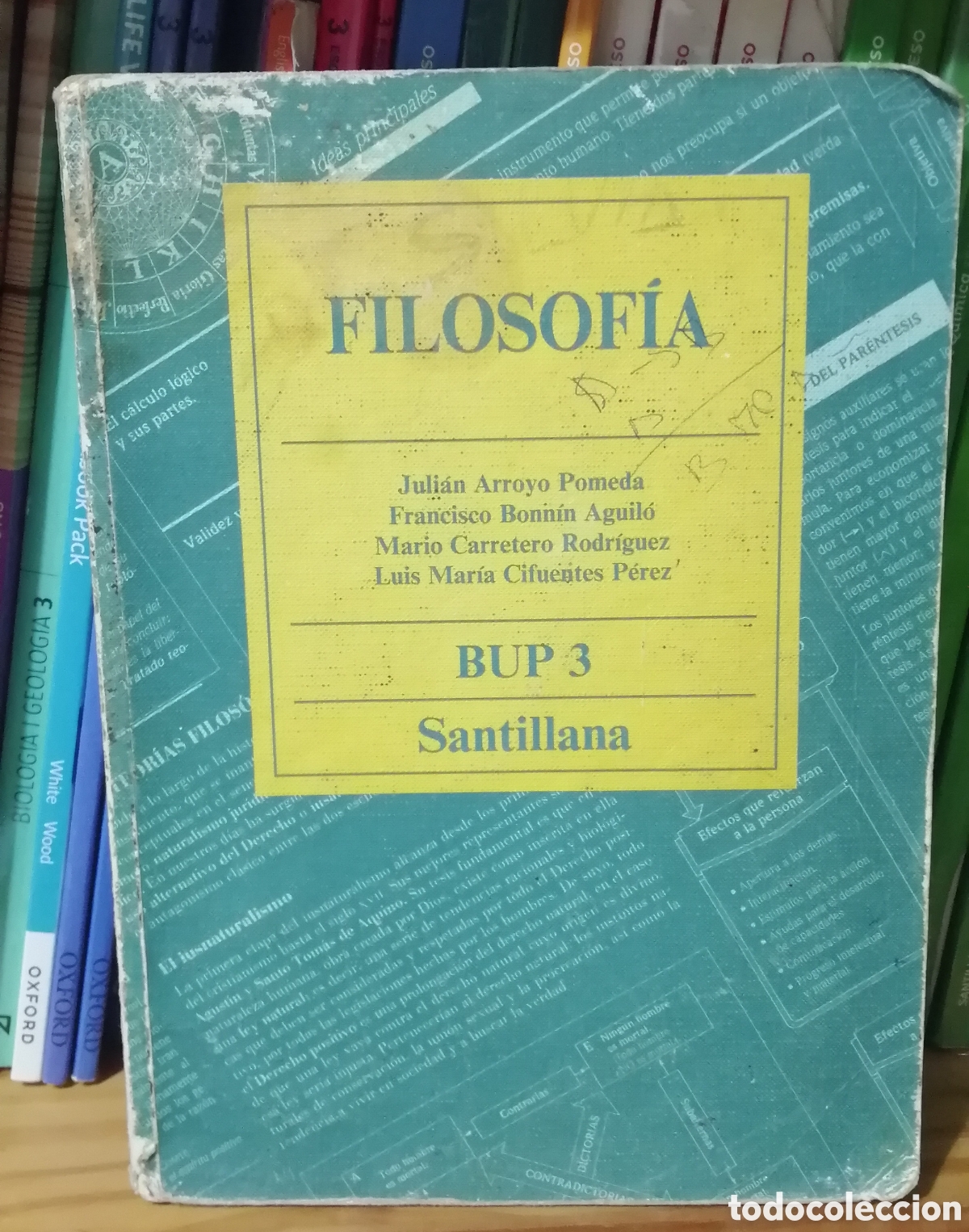 Libros de segunda mano: Filosof&iacute;a BUP 3 Santillana 1992 - Foto 1