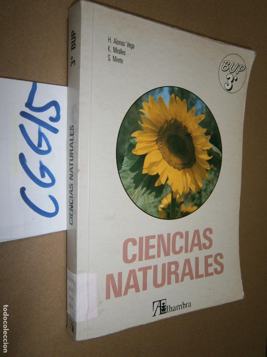 Libros de segunda mano: ANTIGUO LIBRO DE TEXTO - CIENCIAS NATURALES 3&ordm; BUP - Foto 1