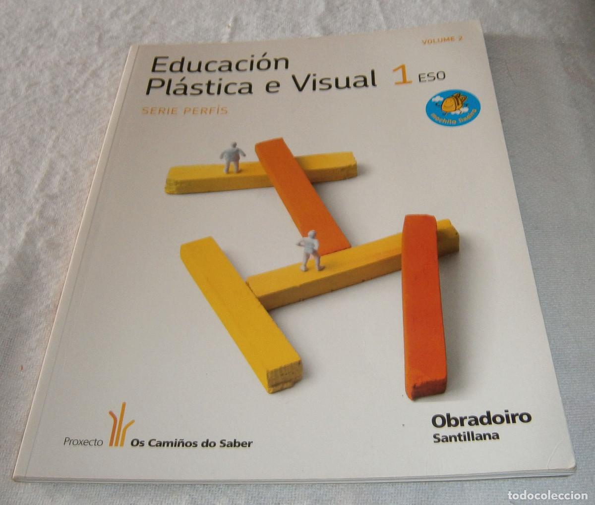 Libros de segunda mano: educacion plastica e visual 1 ESO obradoiro Santillana - Foto 1