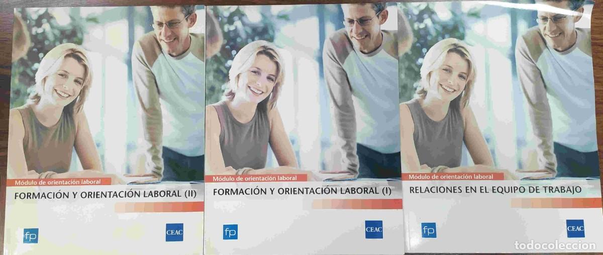 Libros de segunda mano: M&oacute;dulo de orientaci&oacute;n laboral. CEAC. Tres libros. 2008 - Foto 1
