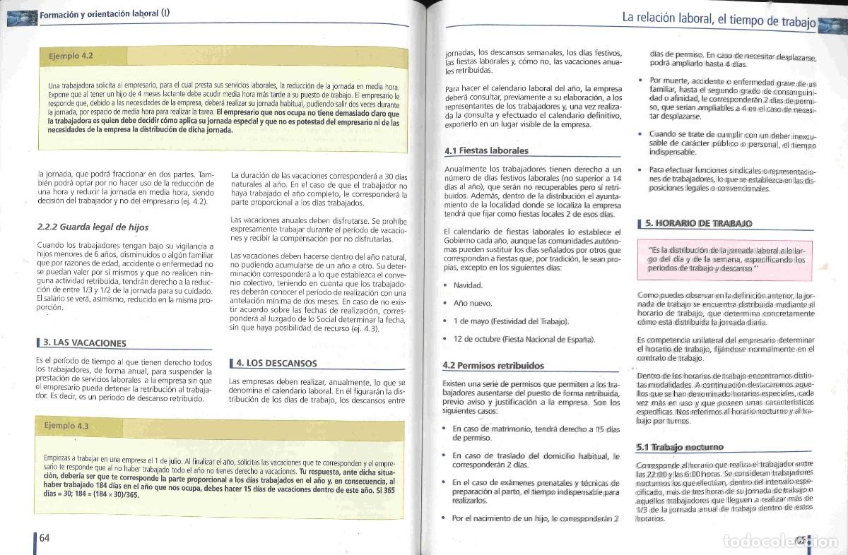 Libros de segunda mano: M&oacute;dulo de orientaci&oacute;n laboral. CEAC. Tres libros. 2008 - Foto 2