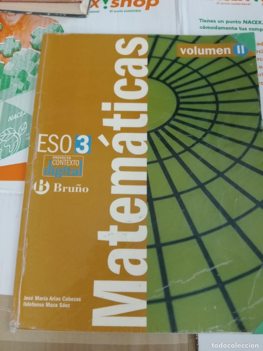 Libros de segunda mano: TOP-01 LIBRO MATEMATICAS 3 ESO BRU&Ntilde;O VOLUMEN 2 - Foto 1