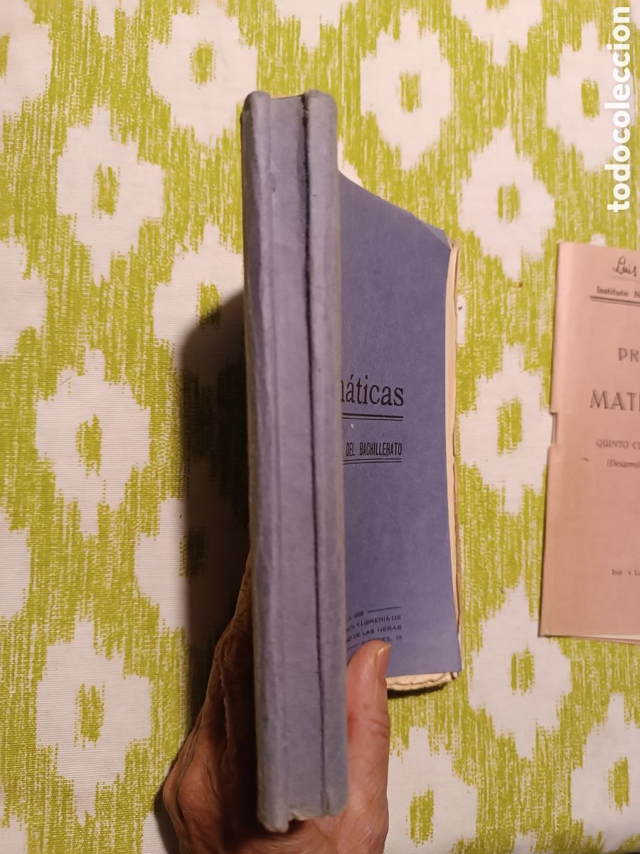 Libros de segunda mano: MATEMATICAS QUINTO CURSO DE BACHILLERATO 1938 - Foto 2