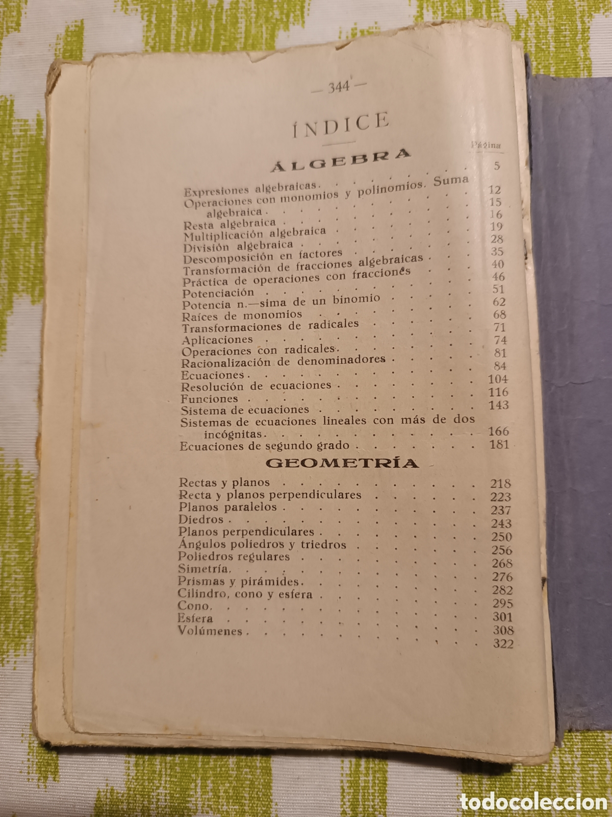 Libros de segunda mano: MATEMATICAS QUINTO CURSO DE BACHILLERATO 1938 - Foto 5