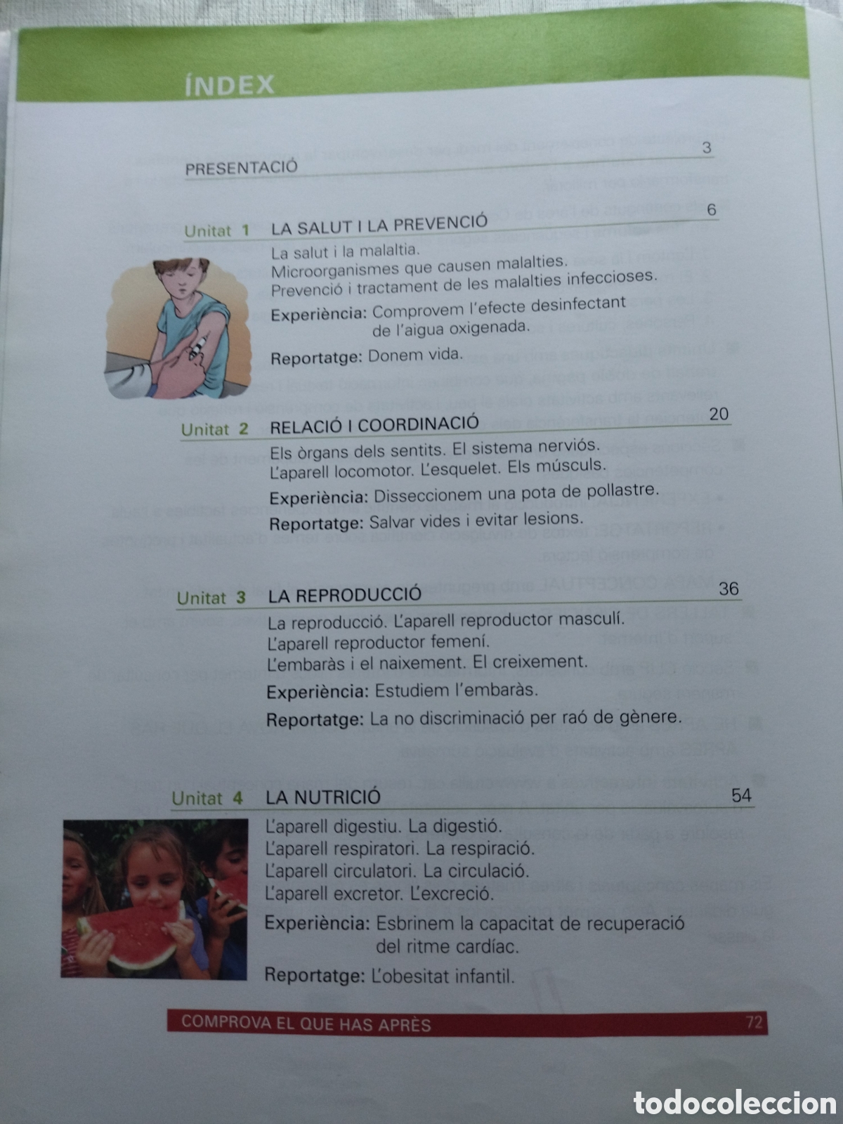 Libros de segunda mano: Coneixement del Medi. Medi Natural. 6&egrave; - Foto 2