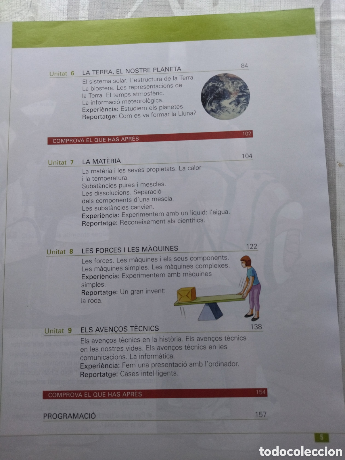 Libros de segunda mano: Coneixement del Medi. Medi Natural. 5&egrave; - Foto 3