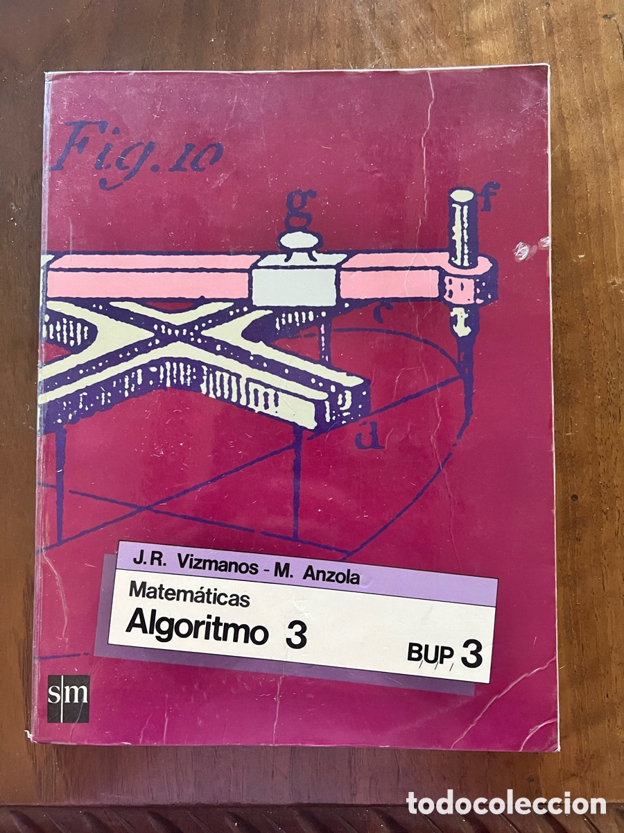Libros de segunda mano: 3 BUP Algoritmo 3 Matem&aacute;ticas SM en buen estado - Foto 1