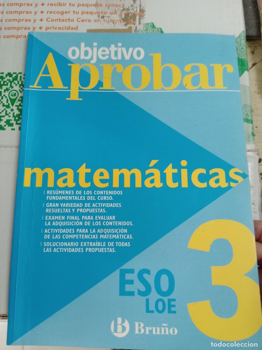 Libros de segunda mano: TOP-04 OBJETIVO APROBAR 3 ESO MATEMATICAS - Foto 1