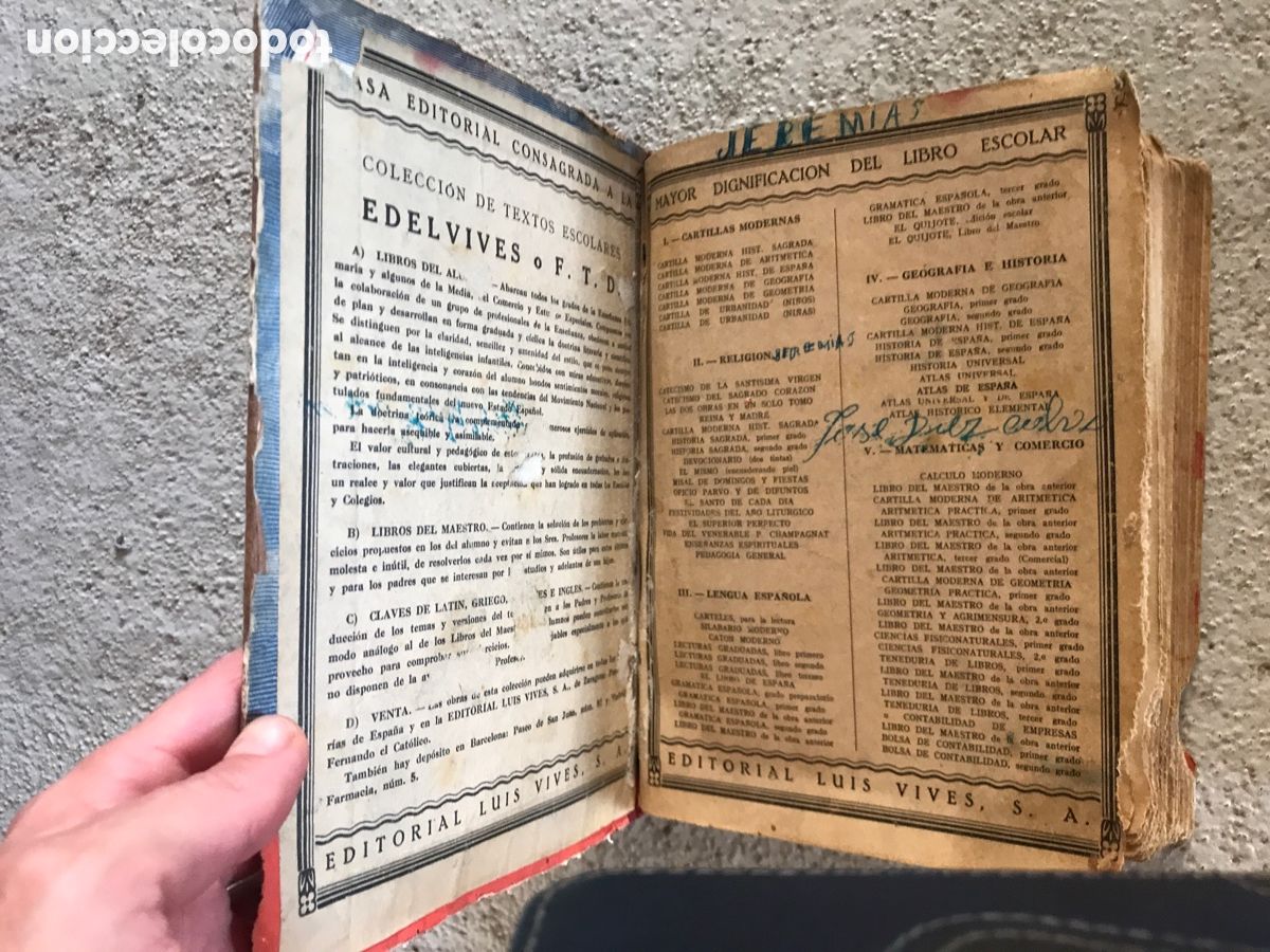 Libros de segunda mano: Dos libros de Historia Sagrada Segundo grado. Luis Vives. - Foto 3