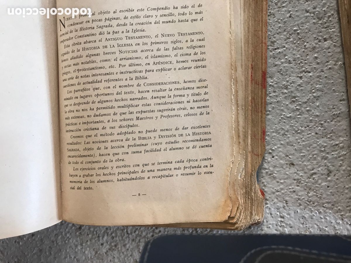Libros de segunda mano: Dos libros de Historia Sagrada Segundo grado. Luis Vives. - Foto 6