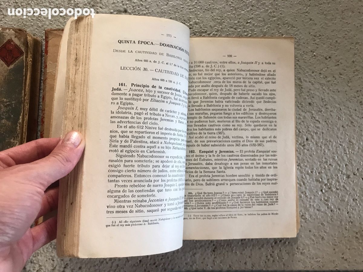 Libros de segunda mano: Dos libros de Historia Sagrada Segundo grado. Luis Vives. - Foto 10