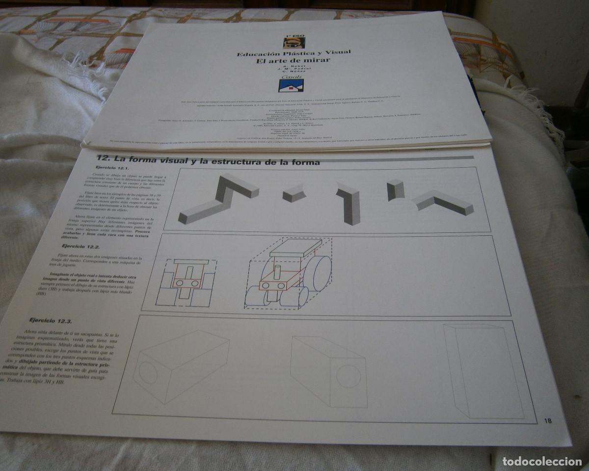 Libros de segunda mano: Plastica y visual Eso 1 A.Nebot/C nu&ntilde;es/ J.M. Padrol - Foto 2