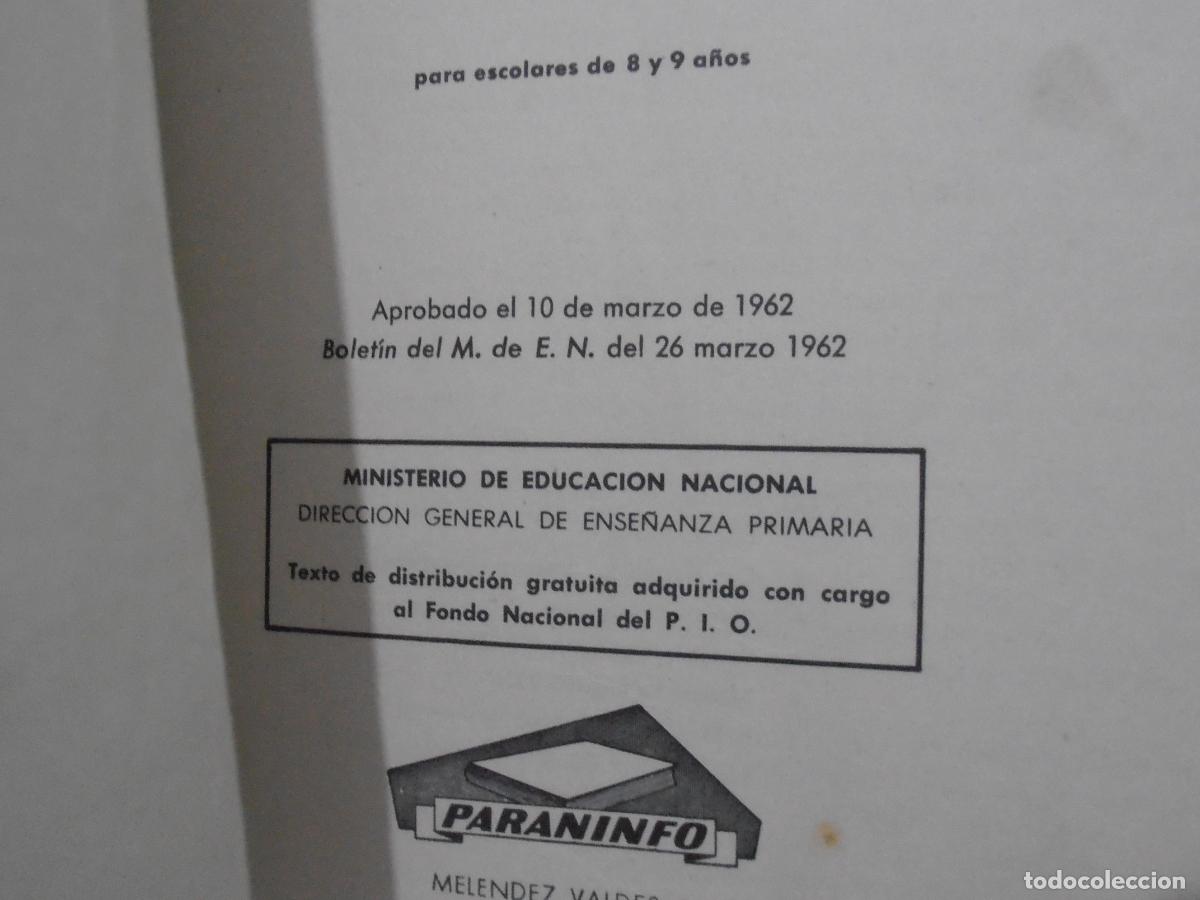 Libros de segunda mano: LIBRO DE TEXTO, GEOGRAFIA E HISTORIA DE ESPA&Ntilde;A, PARANINFO 1962 - Foto 2