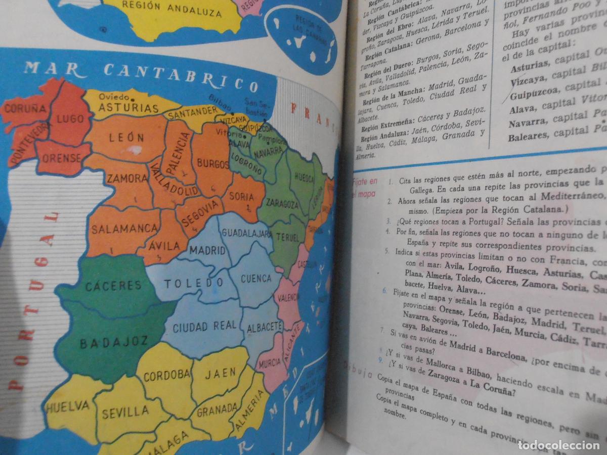 Libros de segunda mano: LIBRO DE TEXTO, GEOGRAFIA E HISTORIA DE ESPA&Ntilde;A, PARANINFO 1962 - Foto 3
