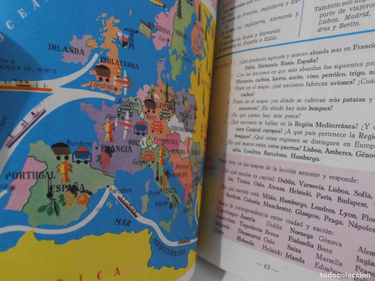 Libros de segunda mano: LIBRO DE TEXTO, GEOGRAFIA E HISTORIA DE ESPA&Ntilde;A, PARANINFO 1962 - Foto 4