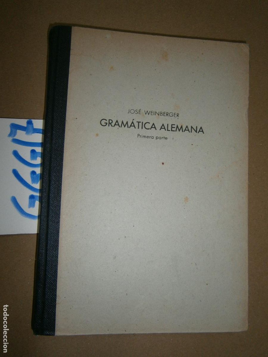 Libros de segunda mano: ANTIGUO LIBRO DE TEXTO - GRAMATICA ALEMANA - Foto 1