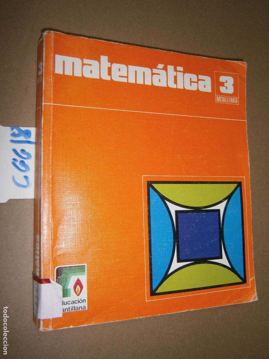 Gebrauchte B&uuml;cher: ANTIGUO LIBRO DE TEXTO - MATEMATICAS 3&ordm; BUP