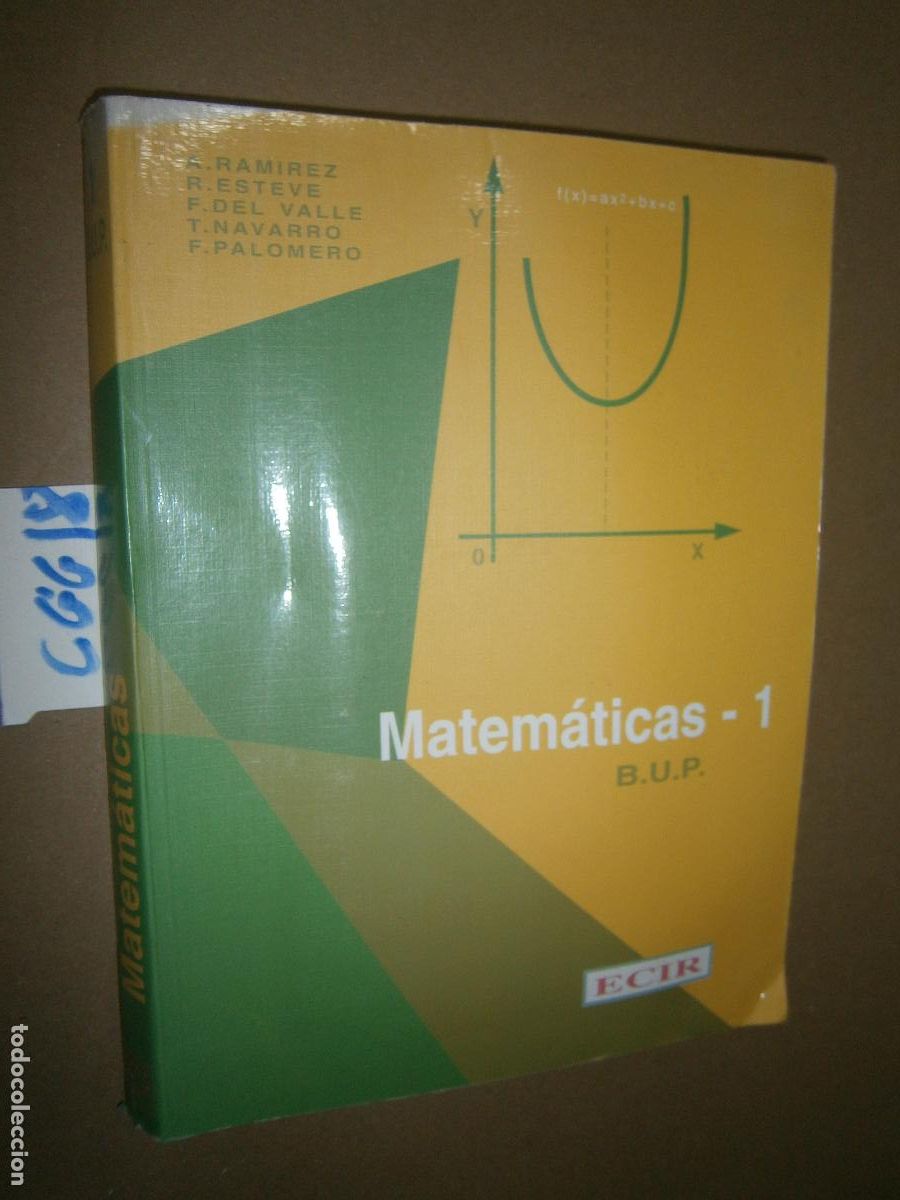 Libros de segunda mano: ANTIGUO LIBRO DE TEXTO - MATEMATICAS 1&ordm; BUP - Foto 1