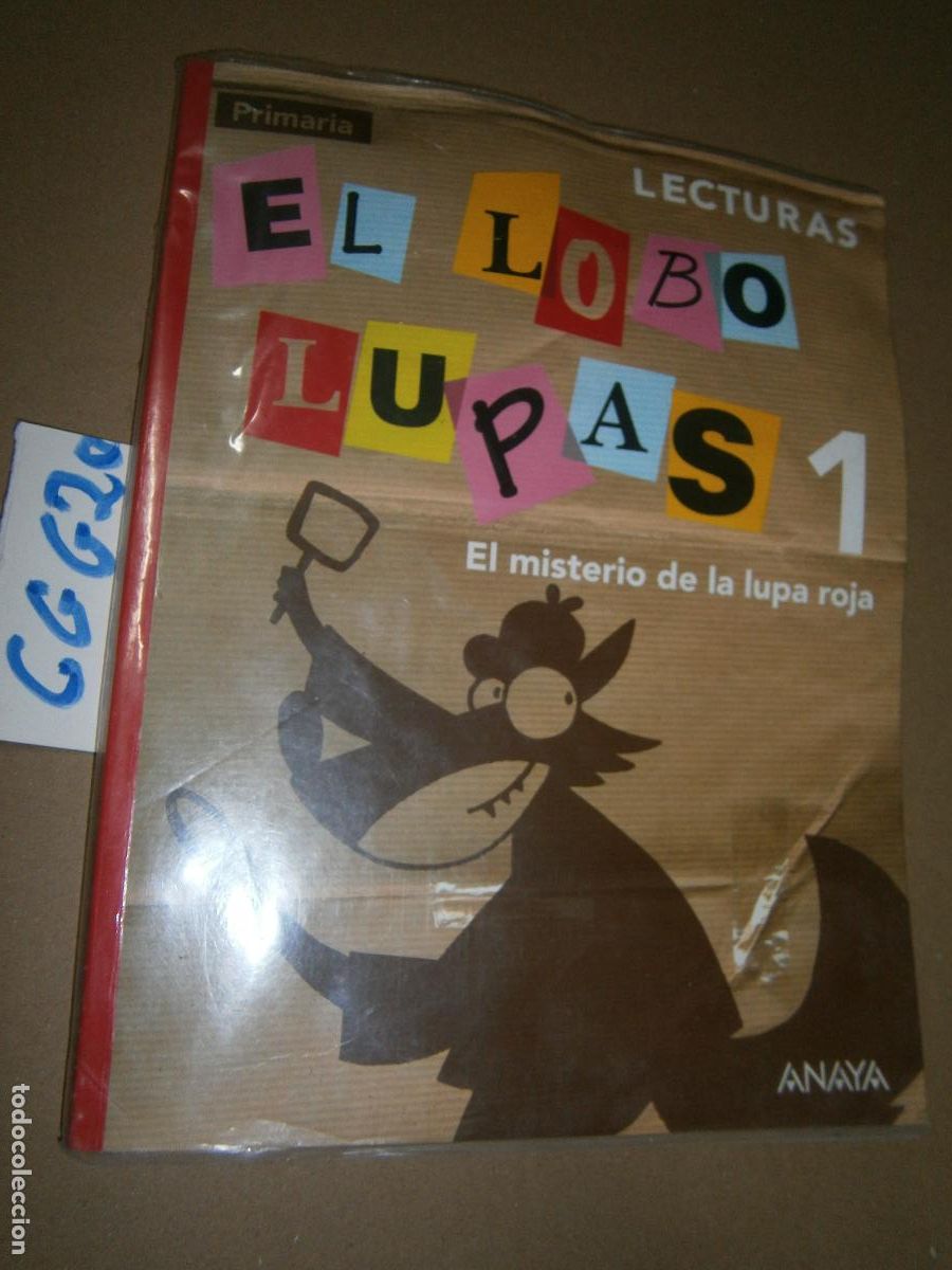 Libros de segunda mano: ANTIGUO LIBRO DE TEXTO - EL LOBO LUPAS - Foto 1