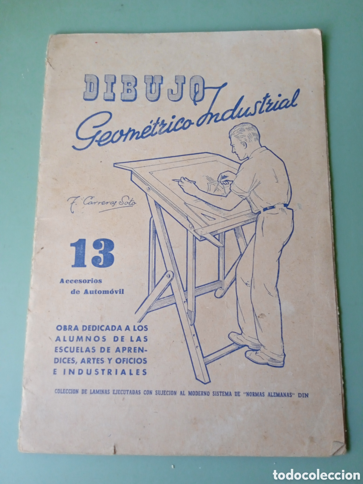 Libros de segunda mano: dibujo geom&eacute;trico industrial - 13 accesorios de autom&oacute;vil